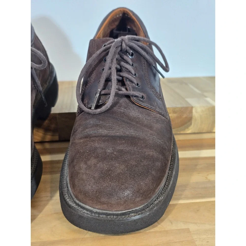 Rockport‎ Brown Suede Oxford Shoes Mens Size 8M Comfort Walking Casual Lace Up